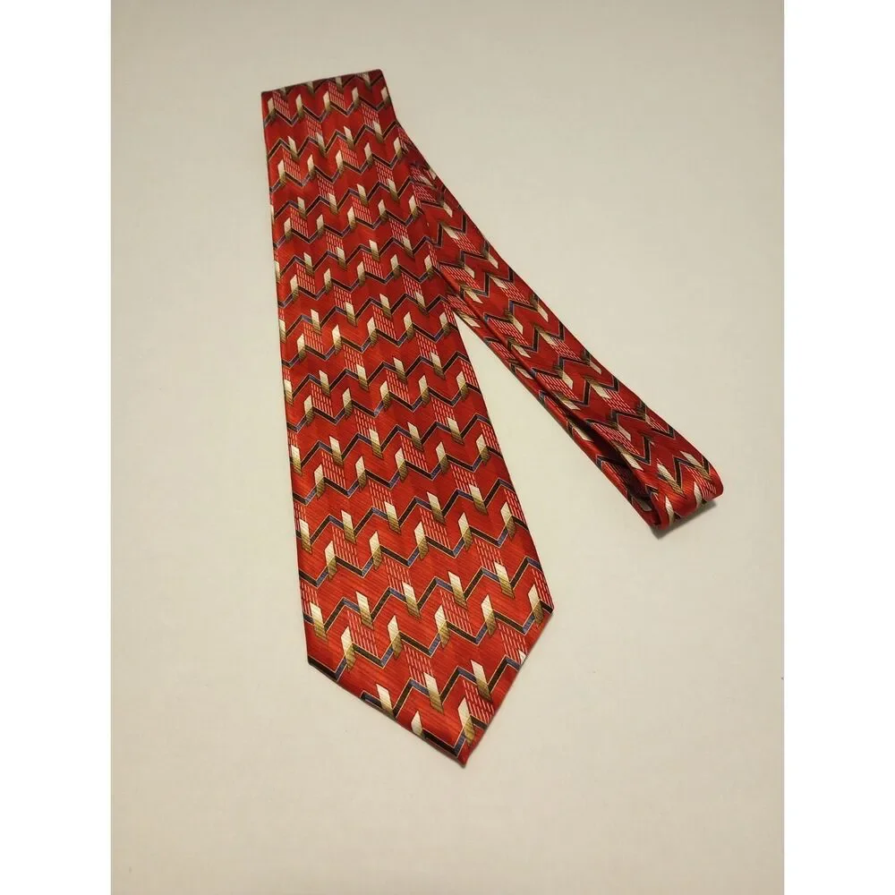 Meeting Streets 100% Silk Men's Neck Tie 60 inches long